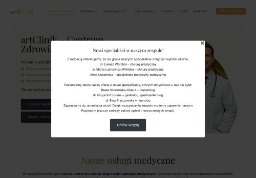 ArtClinik Kraków Centrum Zdrowia i Urody ArtClinik Kraków Centrum Zdrowia i Urody