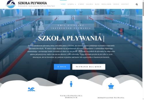 Emil Siedlarz nauka pływania w Chełmcu Emil Siedlarz nauka pływania w Chełmcu
