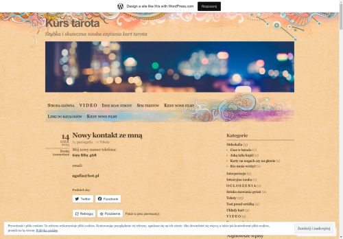 Nauka tarota intuicyjną metodą Agafii Nauka tarota intuicyjną metodą Agafii