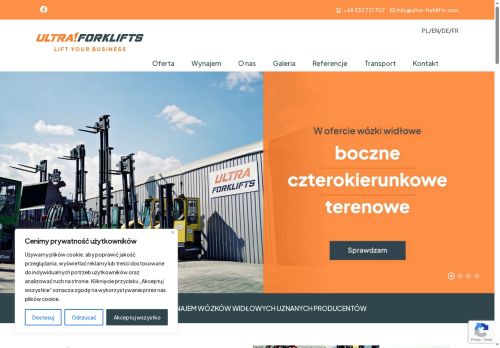 Wypożycz Wózek Widłowy w Ultra Forklifts Wypożycz Wózek Widłowy w Ultra Forklifts