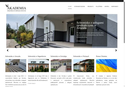 Schronisko z usługami opiekuńczymi w Gwizdaju