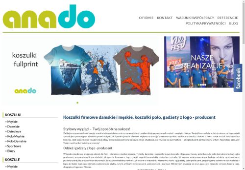 Anado odzież reklamowa