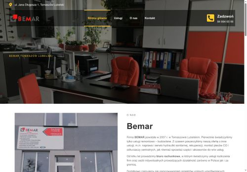 Montaże okien Bemar Tomaszów Lubelski