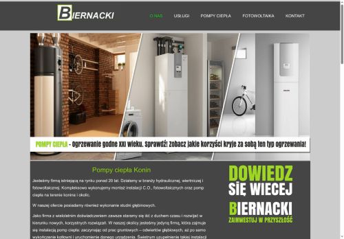 Biernacki Ogrzewaniem, pompy ciepła.
