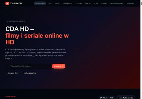 CDA HD informacje o filmach i serialach