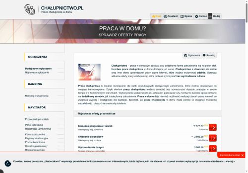 Praca chałupnicza co produkować
