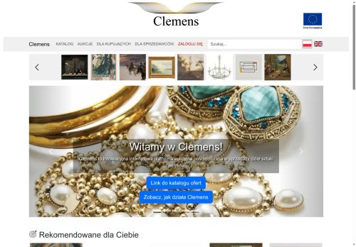 Clemens, Internetowy dom aukcyjny sztuki i dóbr luksusowych