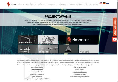Słupy oświetleniowe Elmonter!