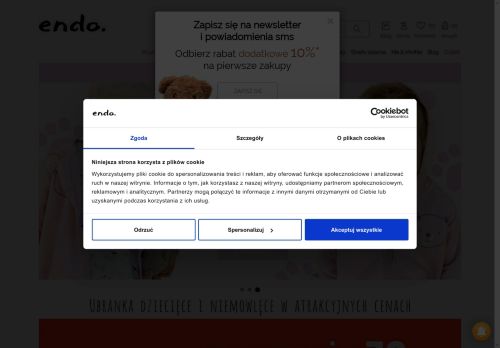 Endo niebanalne ubrania dla dzieci, młodzieży ,dorosłych