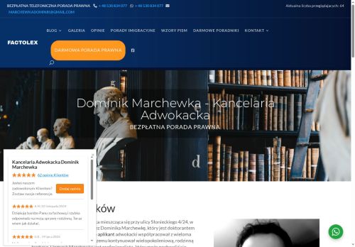 Blog prawny Pana Adwokata Dominika Marchewki z Krakowa
