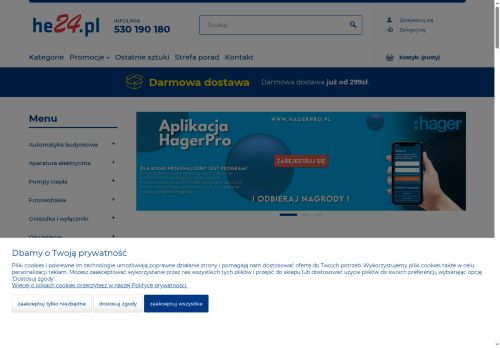 Internetowa hurtownia elektryczna He24