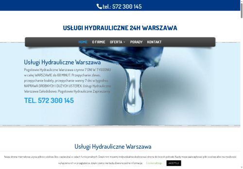 Hydraulik 24h Warszawa awarie