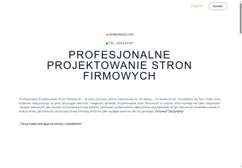 Projektowanie stron www i oprogramowania sieciowych