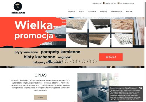 Zakład kamieniarski Jaskiniowiec na Śląsku