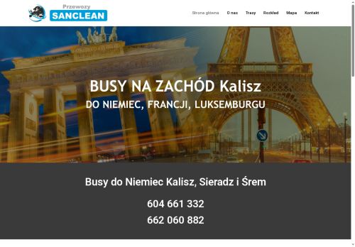 Busy do Niemiec z Kalisza i okolic.
