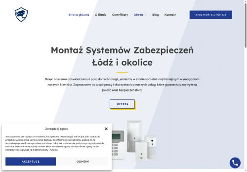 Profesjonalny montaż systemów alarmowych Łódź.
