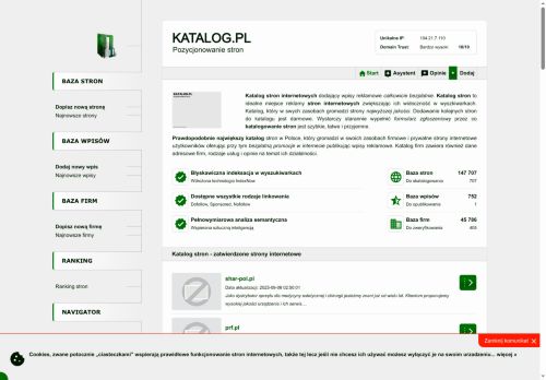 Katalog stron SEO