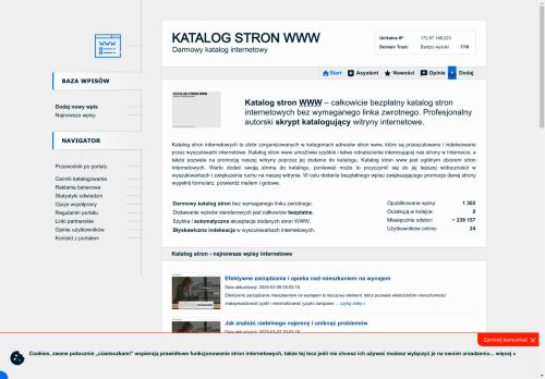 Darmowy katalog stron internetowych