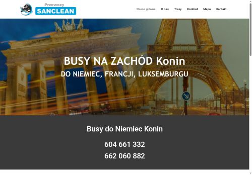 Busy do Niemiec z Konina i okolic.