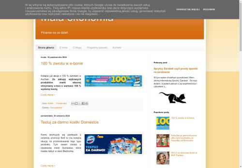 Blog o finansach Mała Ekonomia