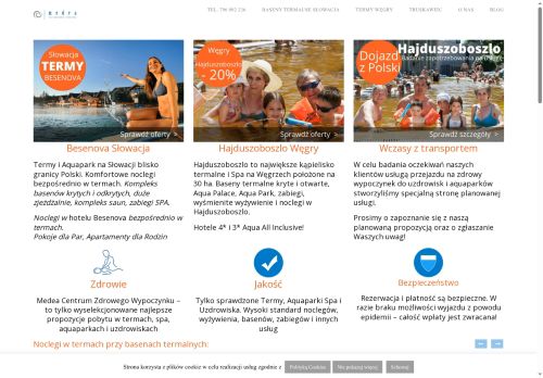 Podróże do Basenów Termalnych, Spa i Aquaparków w Europie