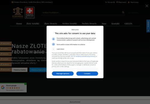 Polska Mennica Rosenberg, złoto, srebro, monety