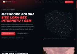 MeshCore Polska mapa i węzły sieci LoRa