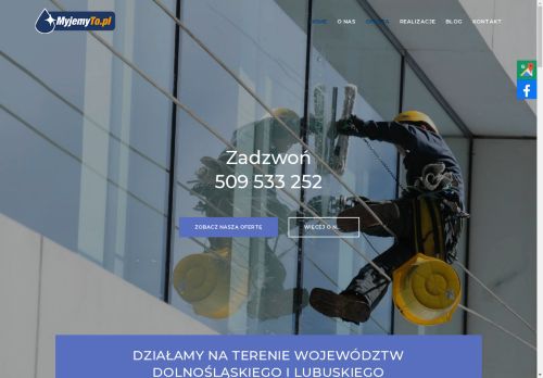 Mycie elewacji, szklanych fasad, dachów, kostki brukowej