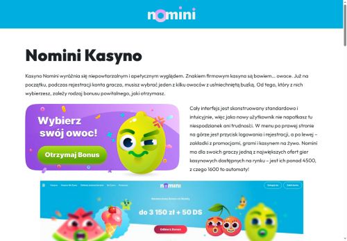 Nomini casino Warszawa