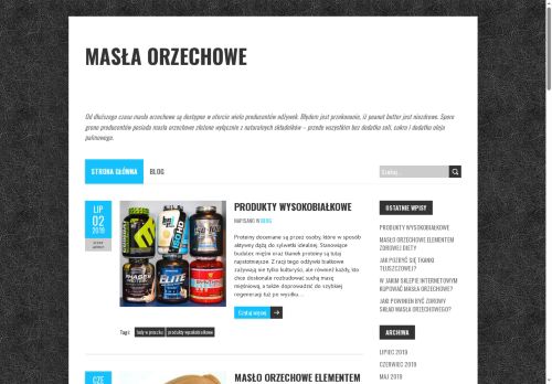 Wybór masła orzechowego