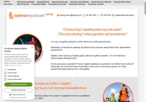 Zostan Opiekun Wycieczek. Kurs online na Opiekuna wycieczek. ONLINE