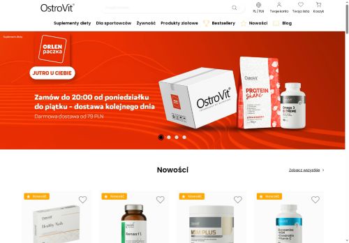 Odżywki białkowe, suplementy diety, kreatyna