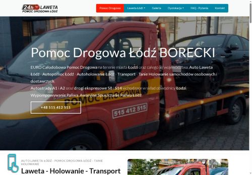 Laweta Łódź Pomoc Drogowa