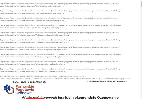 Pomorskie Pogotowie Ozonowe dezynfekcja pomieszczeń i pojazdów