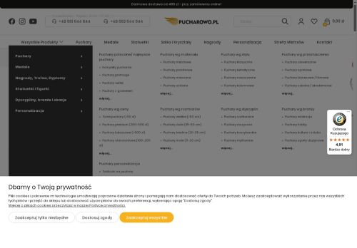 PucharowoPL personalizowane graweowy na szkle