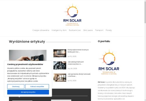 RM Solar Fotowoltaika dla domu i firmy