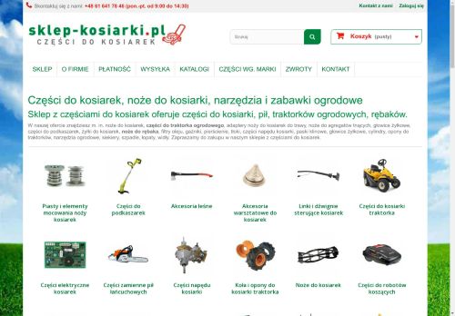Części do kosiarek - sklep