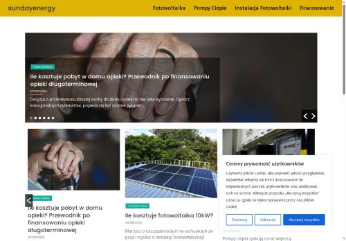 Sunday Energy, producent paneli fotowoltaicznych
