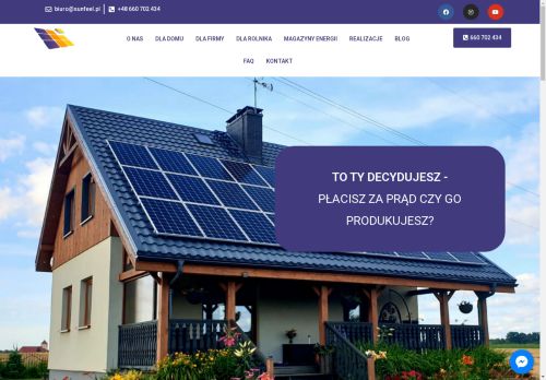 Fotowoltaika dla firm SUNFEEL Energy