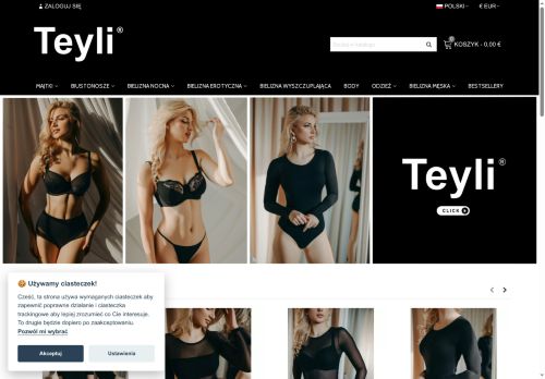 Sklep z bielizną Teyli