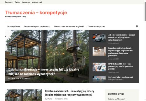 Język angielski tłumaczenia i korekta tekstów