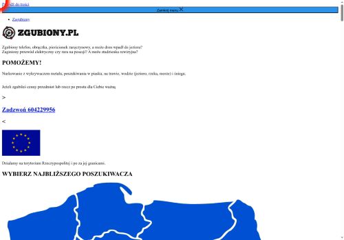 Znajdziemy twoje zgubione rzeczy!